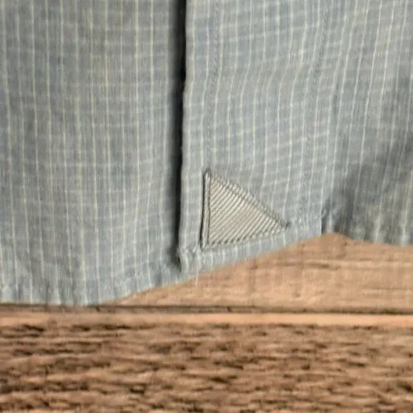 UNTUCKit Mens Slim Fit Shirt Medium Blue Checkered Preppy Classic Button Up - Picture 4 of 8